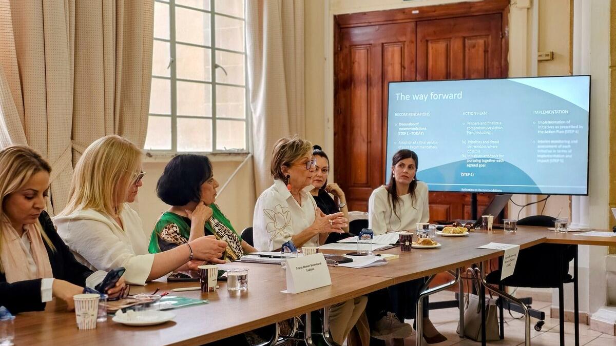 A photo taken at an event. 