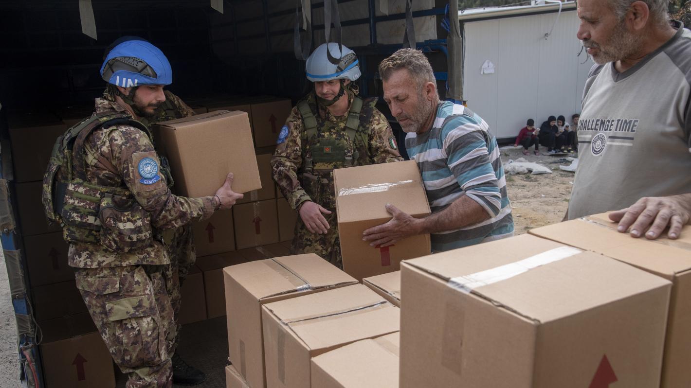 13 tons of items donated for displaced people in Tyre