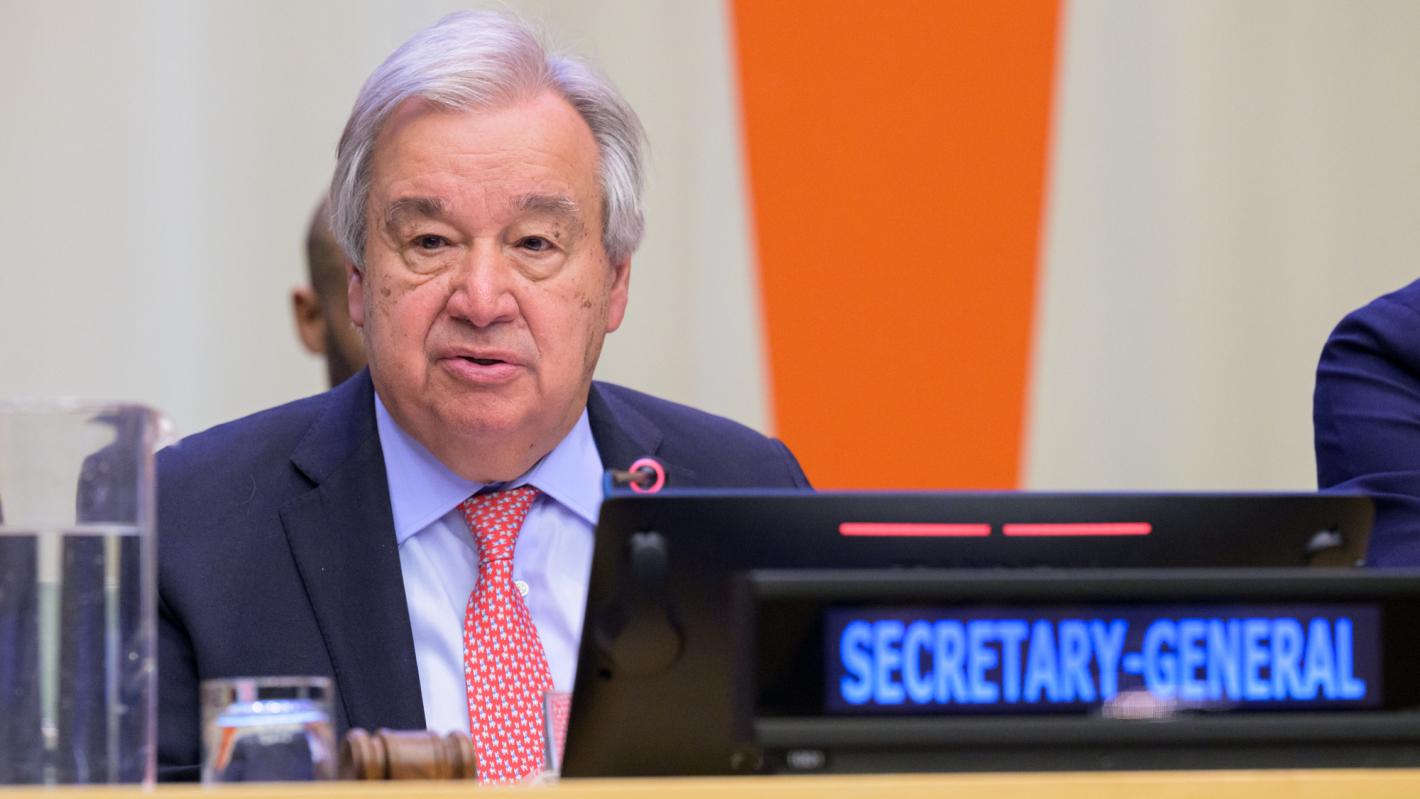 UN Secretary General Antonio Guterres address at the Captain Mbaye Diagne Medal for Exceptional Courage, Military Gender Advocate of the Year Award and Dag Hammerskjöld Medal Ceremony