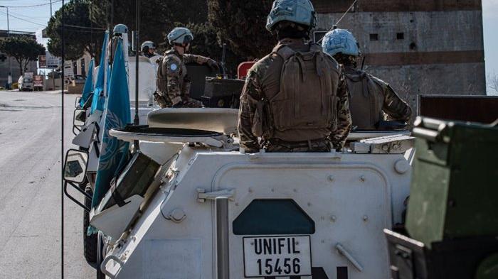 UNIFIL قوات حفظ السلام التابعة لليونيفيل في دورية في جنوب لبنان. (صورة ملف)