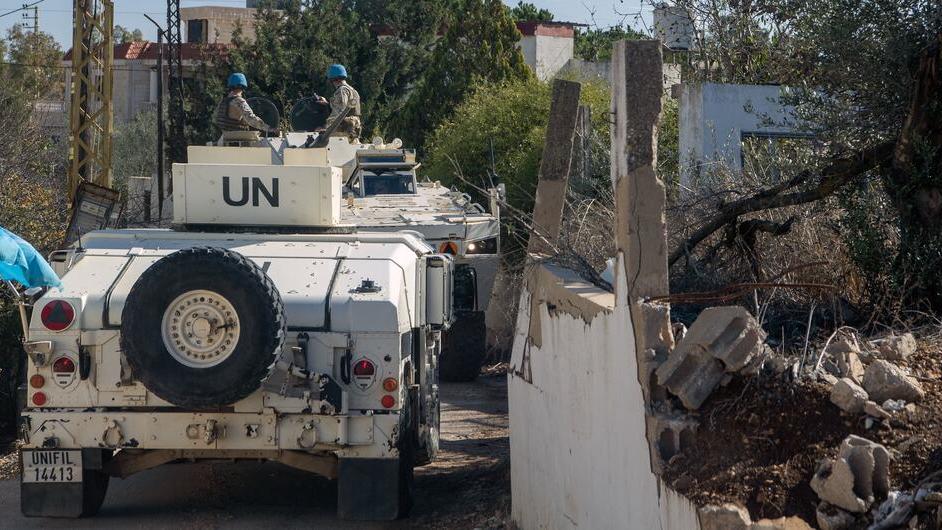 A UNIFIL patrol in southern Lebanon