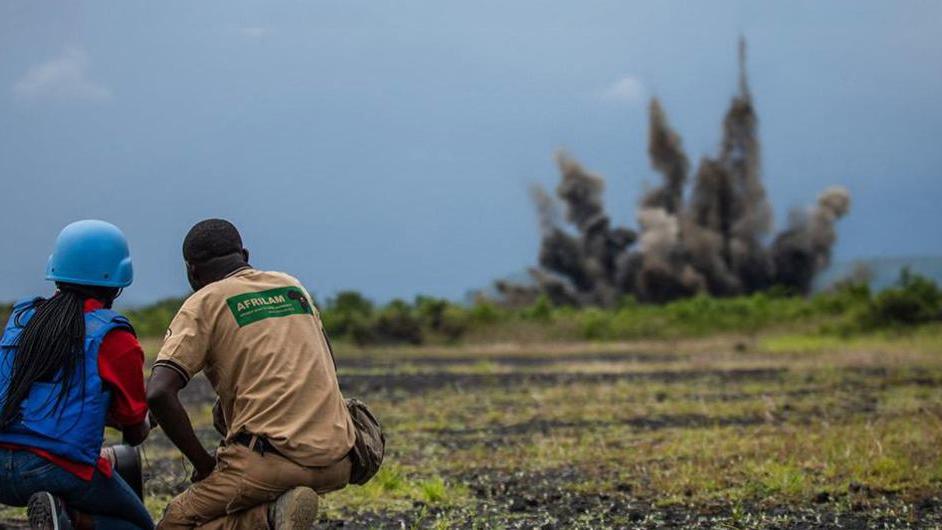 إزالة الألغام في جمهورية الكونغو الديمقراطية