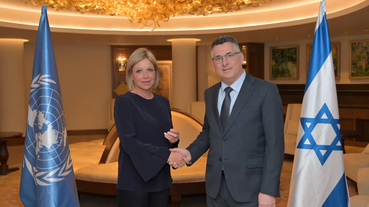 SCL with the Israeli Foreign Minister Gideon Sa’ar SCL with the Israeli Foreign Minister Gideon Sa’ar