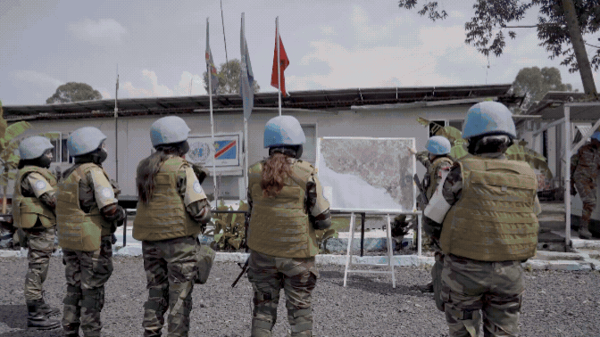 action by the peacekeepers