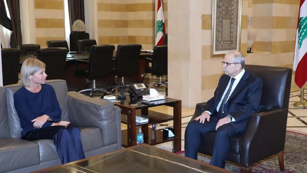 Special Coordinator Jeanine Hennis-Plasschaert Meets Prime Minister Nawaf Salam