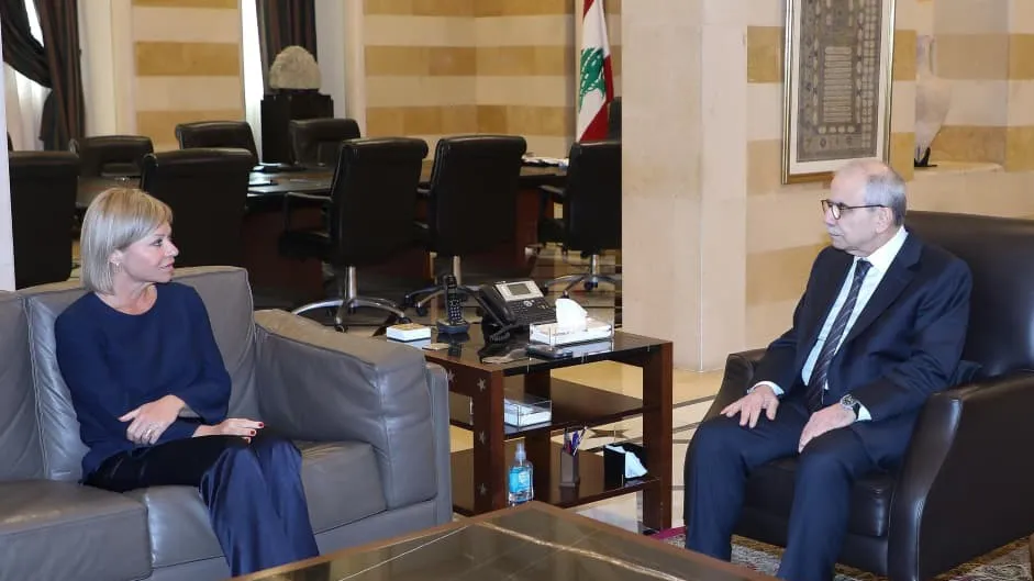 Special Coordinator Jeanine Hennis-Plasschaert Meets Prime Minister Nawaf Salam