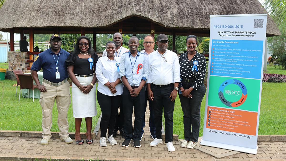 Group photo featuring members of the Legal, Audit and Risk Response Management Unit and some members of RSCE staff