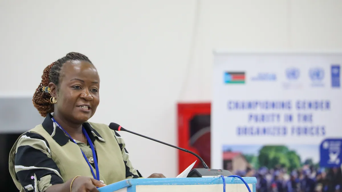 Guest of Honour – Ms. Dorothy Nsereko, Ministry of Internal Affairs (Republic of Uganda) making her Keynote address. Guest of Honour – Ms. Dorothy Nsereko, Ministry of Internal Affairs (Republic of Uganda) making her Keynote address.