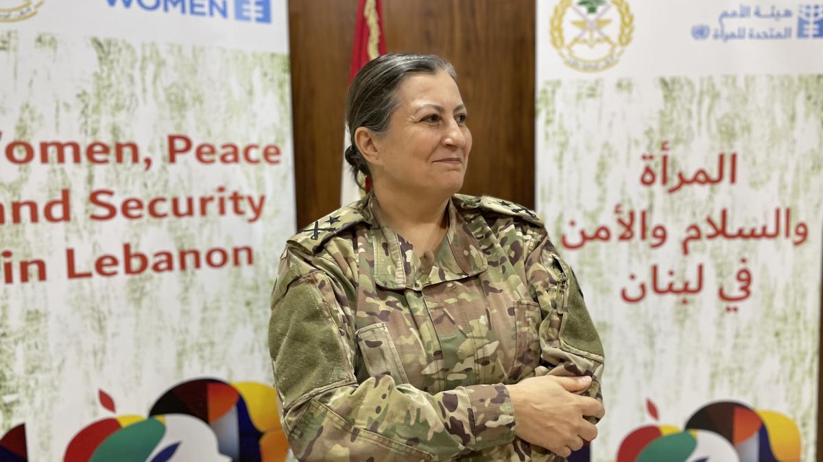 Brig. Gen. Marwa Saoud of the Lebanese Armed Forces Brig. Gen. Marwa Saoud of the Lebanese Armed Forces