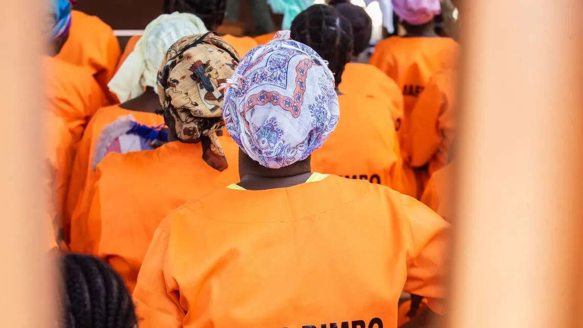 Women in a prison.