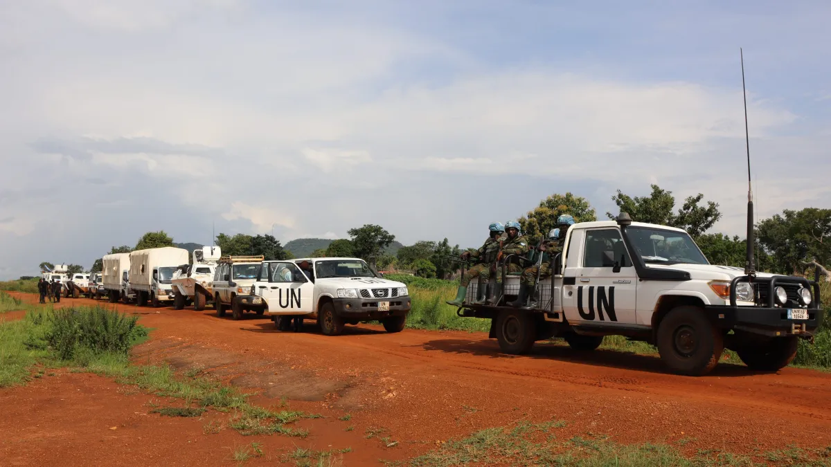 UNMISS patrol