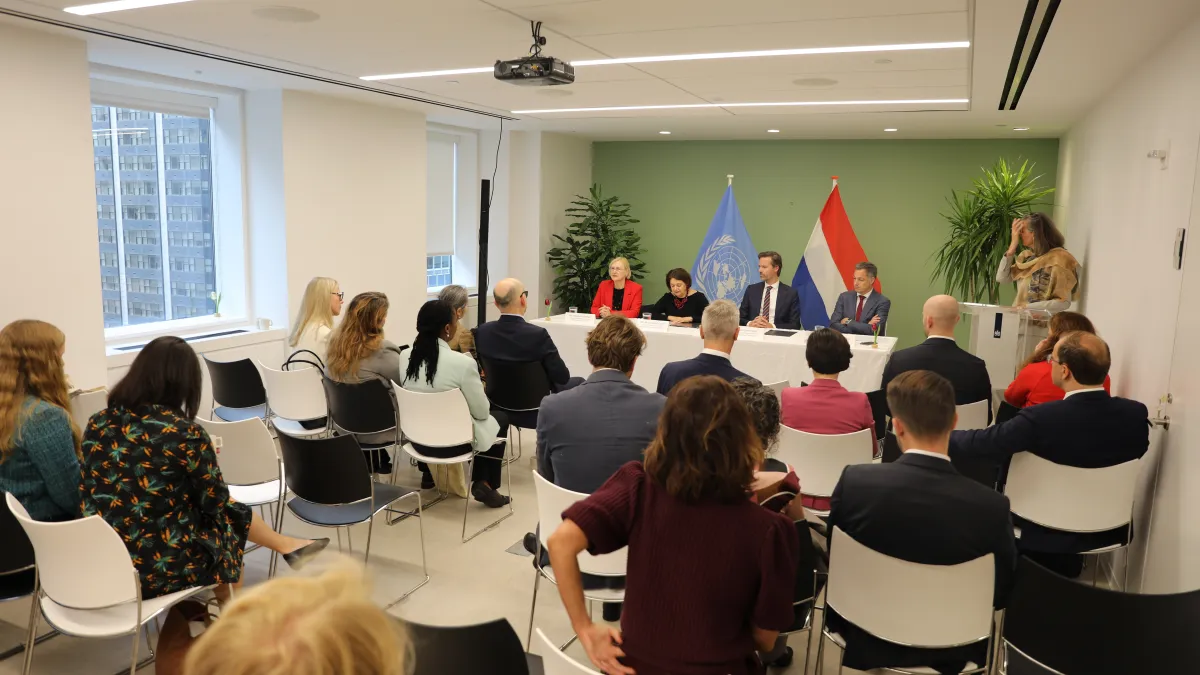 At the signing of a multi-year agreement through which the Netherlands pledged support to United Nations work on peace and security.