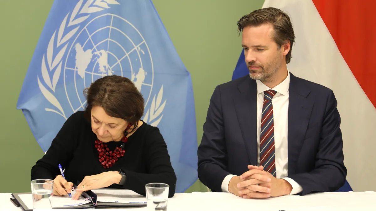 At the signing of a multi-year agreement through which the Netherlands pledged support to United Nations work on peace and security.