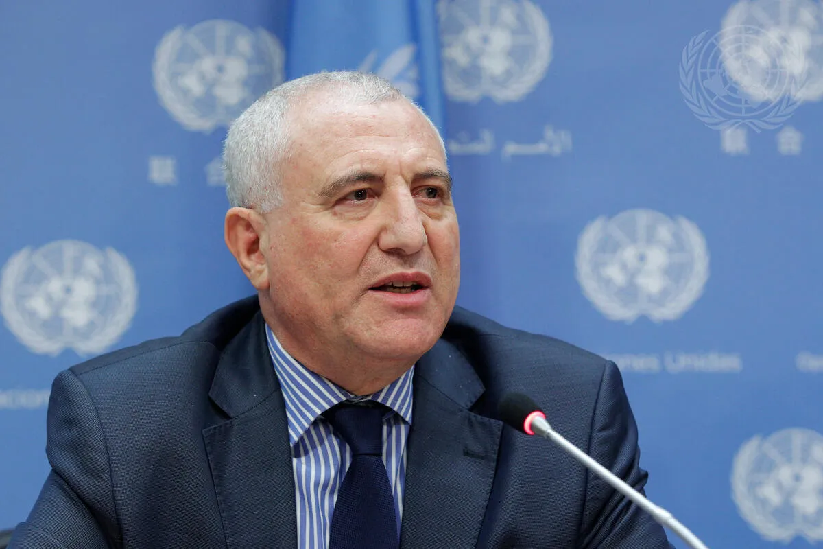  A photo of the Special Envoy of the Secretary-General for the Great Lakes Region, Said Djinnit