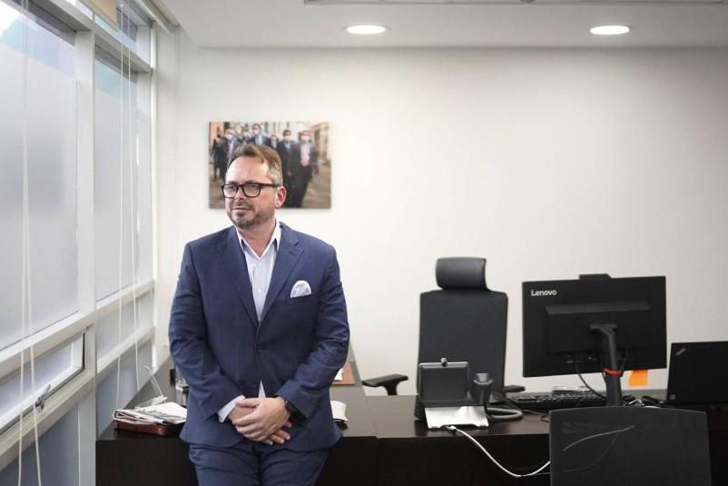 Carlos Ruiz Massieu, representante del secretario general de Naciones Unidas, habló sobre la política de 'paz total' del Gobierno. Foto: Sergio Acero. EL TIEMPO