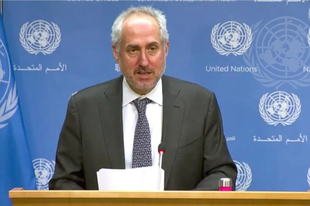 UN spokesperson's Stéphane Dujarric