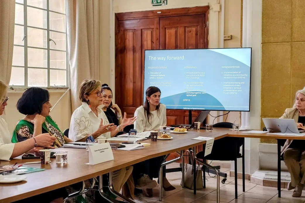 A photo taken at an event. 