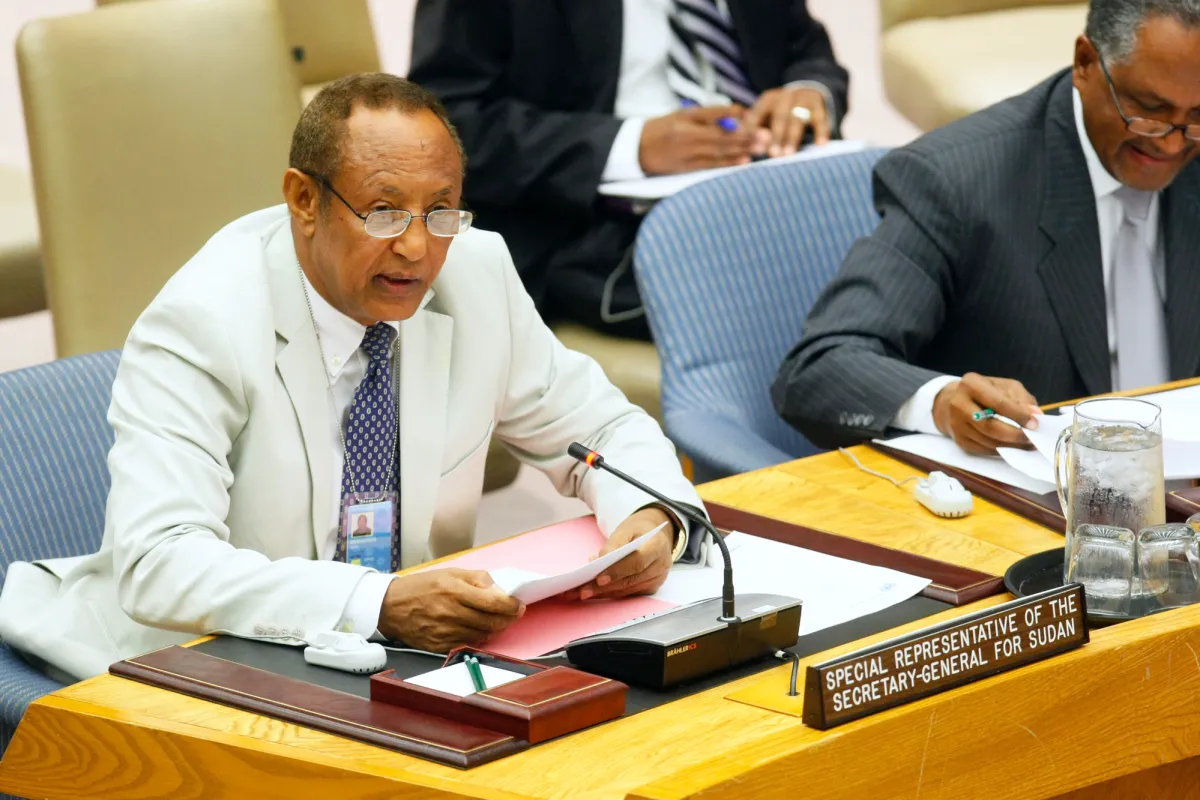 Mr. Haile Menkerios, the Special Representative of the Secretary-General of the United Nations in Sudan.
