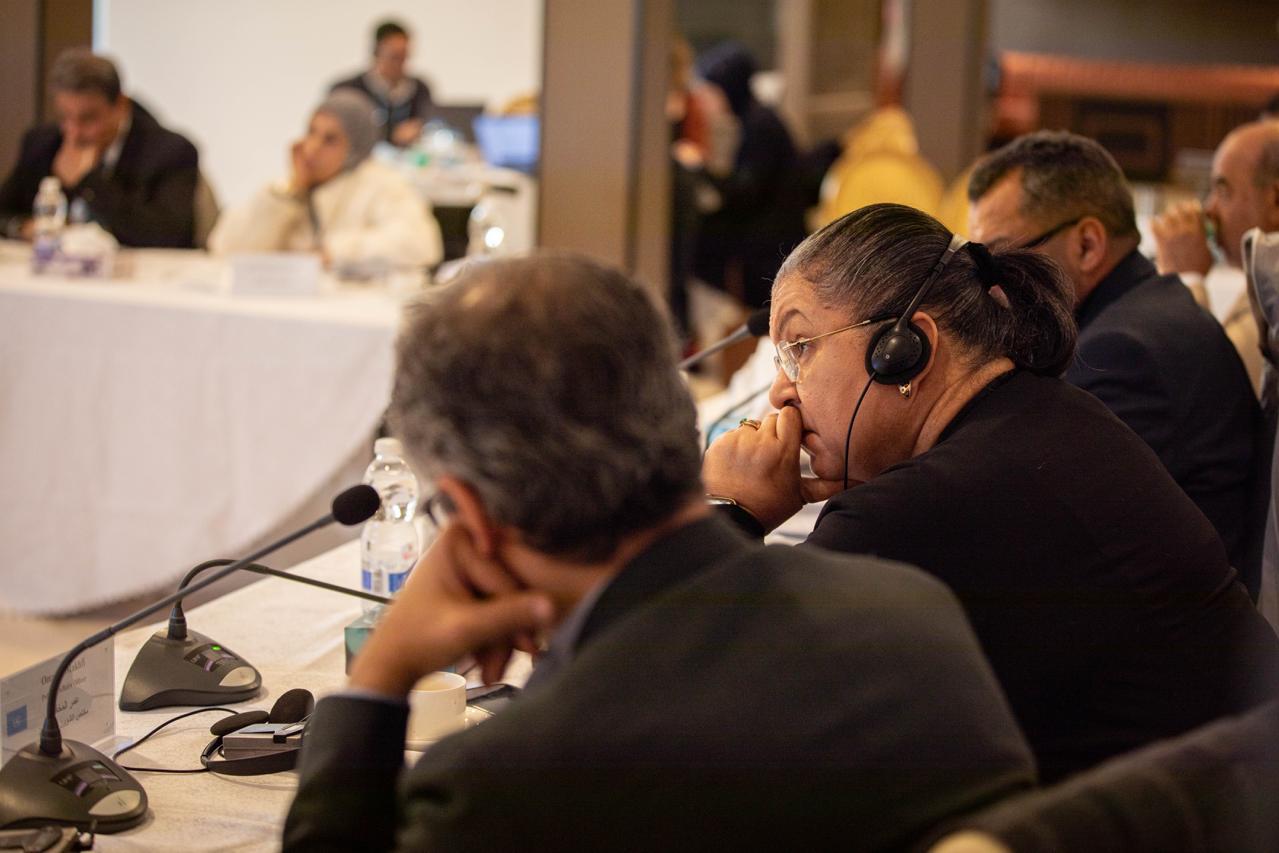 Deliberations among members of the Governance track in the Structured Dialogue