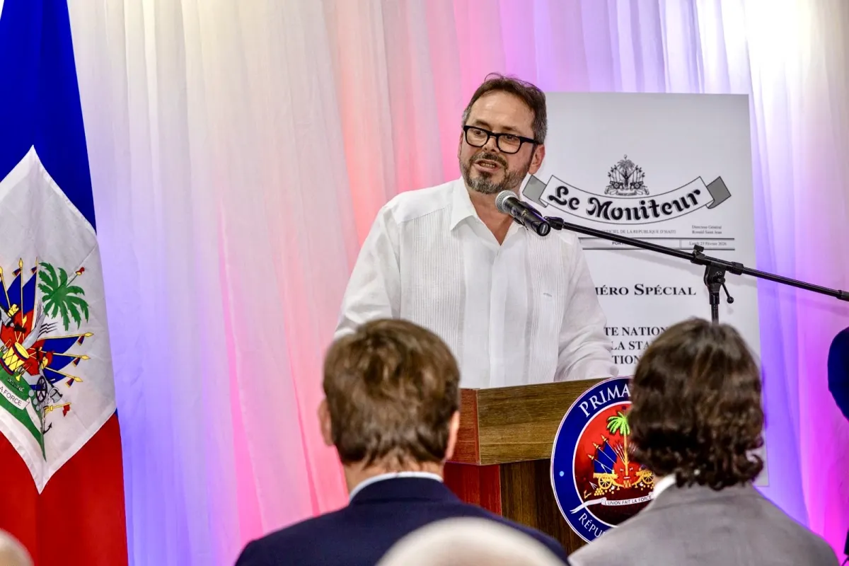 Speech of the SRSG on the Occasion of the Presentation of the “National Pact for Stability and the Organization of Elections”