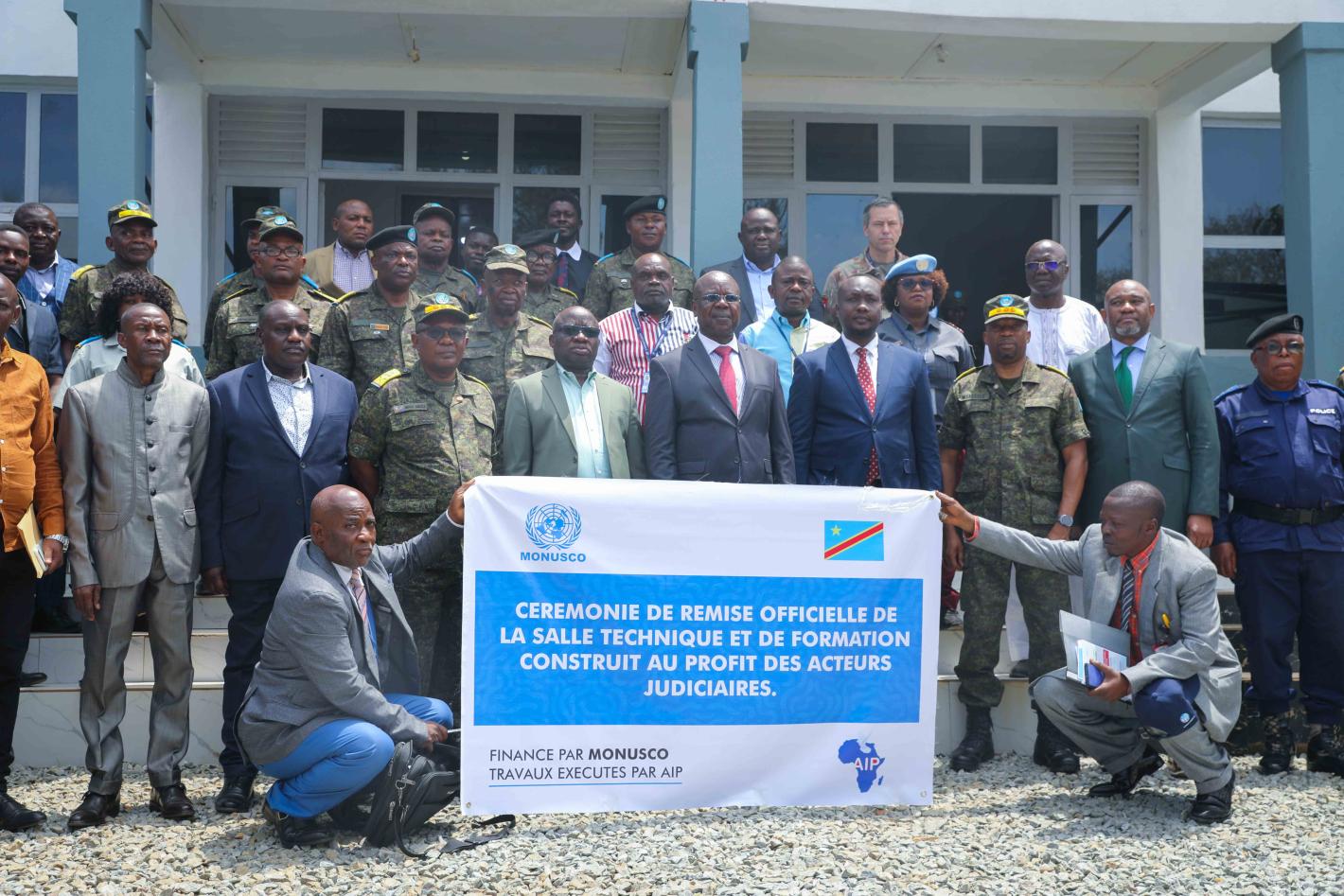 The building includes a technical room dedicated to digital investigations and the digital analysis of physical traces and clues used to reconstruct the sequence of events. Photo MONUSCO ©Didier Vignon Dossou-Gbakon