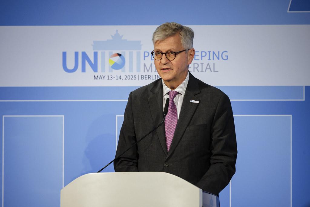Under-Secretary-General for Peace Operations, Jean-Pierre Lacroix, speaking at the closing ceremony, UN Peacekeeping Ministerial, Berlin, Germany, 14 May 2025