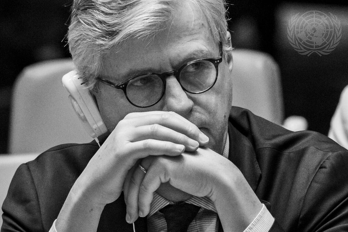 Jean-Pierre Lacroix, Under-Secretary-General for Peace Operations, attends the Security Council meeting on the situation in the Sudan and South Sudan. The Council heard a Report of the Secretary-General on the situation in Abyei.