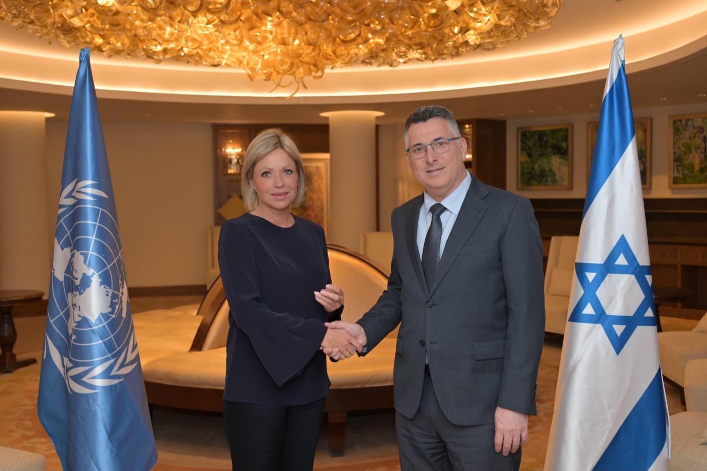 SCL with the Israeli Foreign Minister Gideon Sa’ar