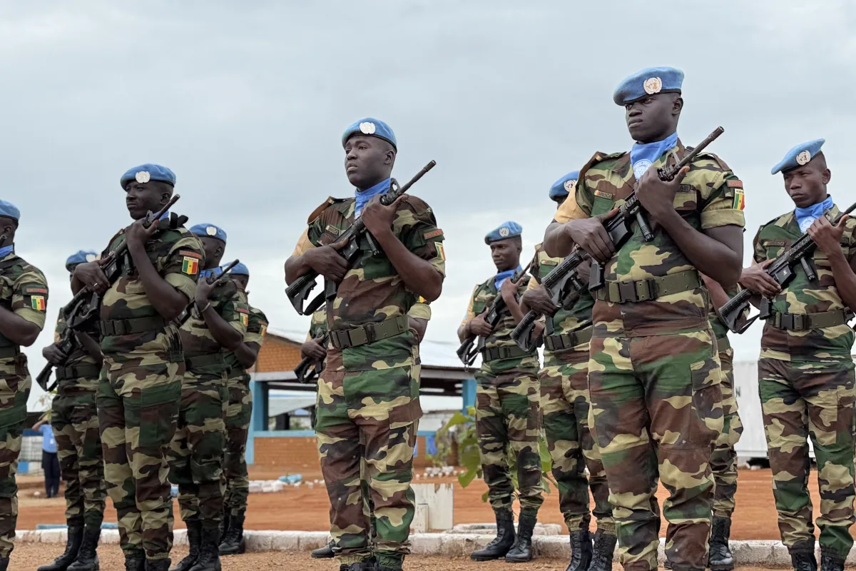 La MINUSCA salue l’engagement exemplaire de ses Casques bleus sénégalais  