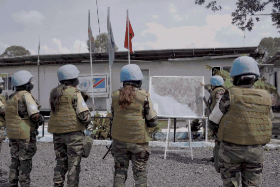 action by the peacekeepers