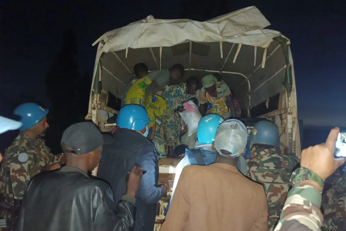 Peacekeepers’ intervention