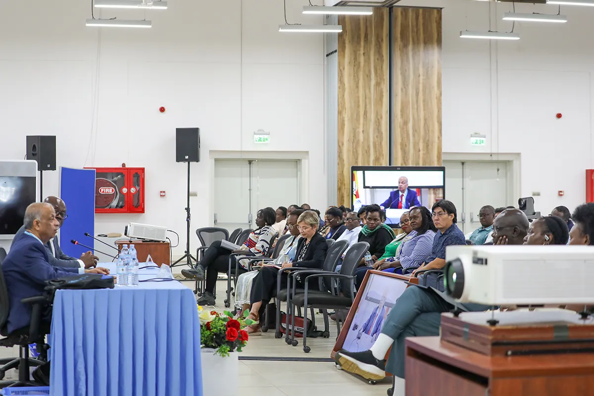 A section of staff members during the townhall meeting.