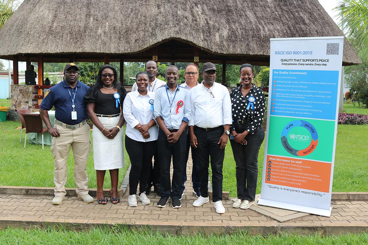 Group photo featuring members of the Legal, Audit and Risk Response Management Unit and some members of RSCE staff