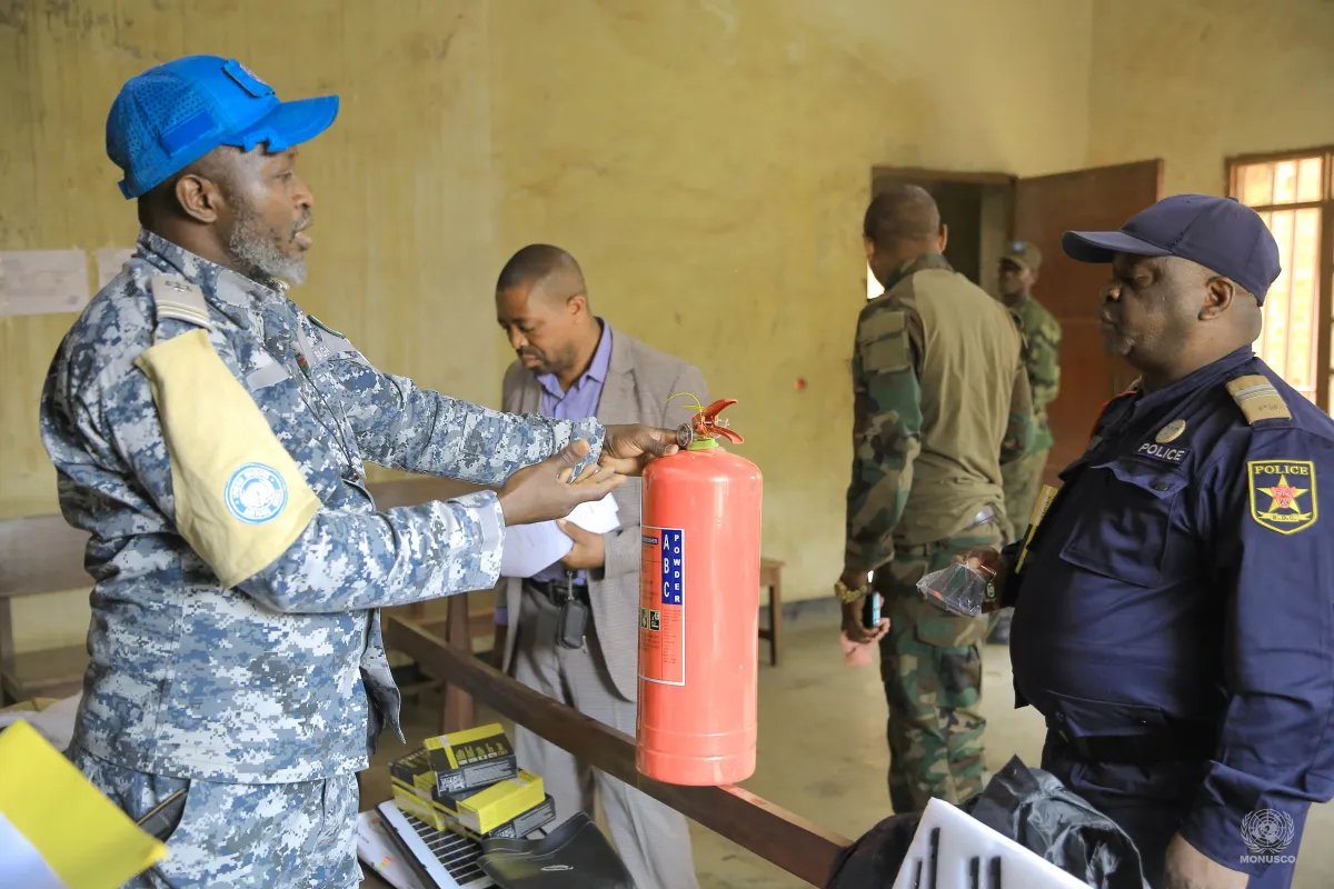La MONUSCO renforce la sécurité de la prison urbaine de Beni