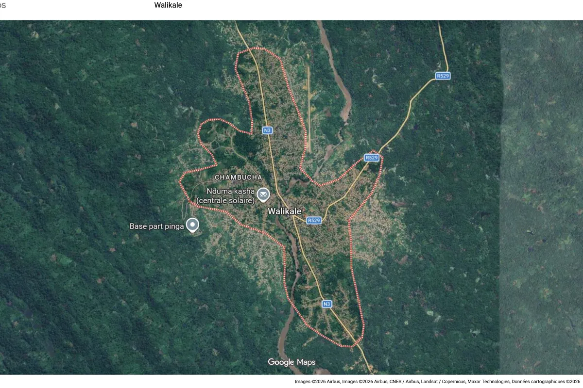Walikale Map