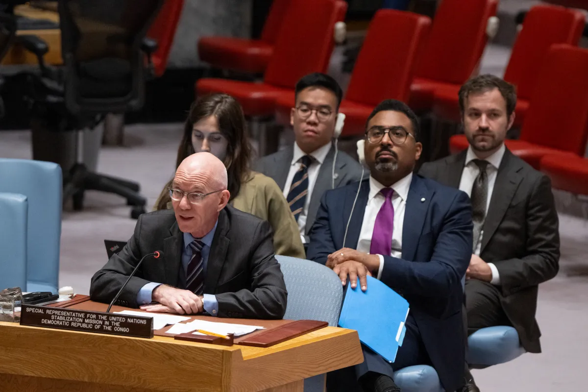 James Swan, Special Representative of the Secretary-General for the Democratic Republic of the Congo.