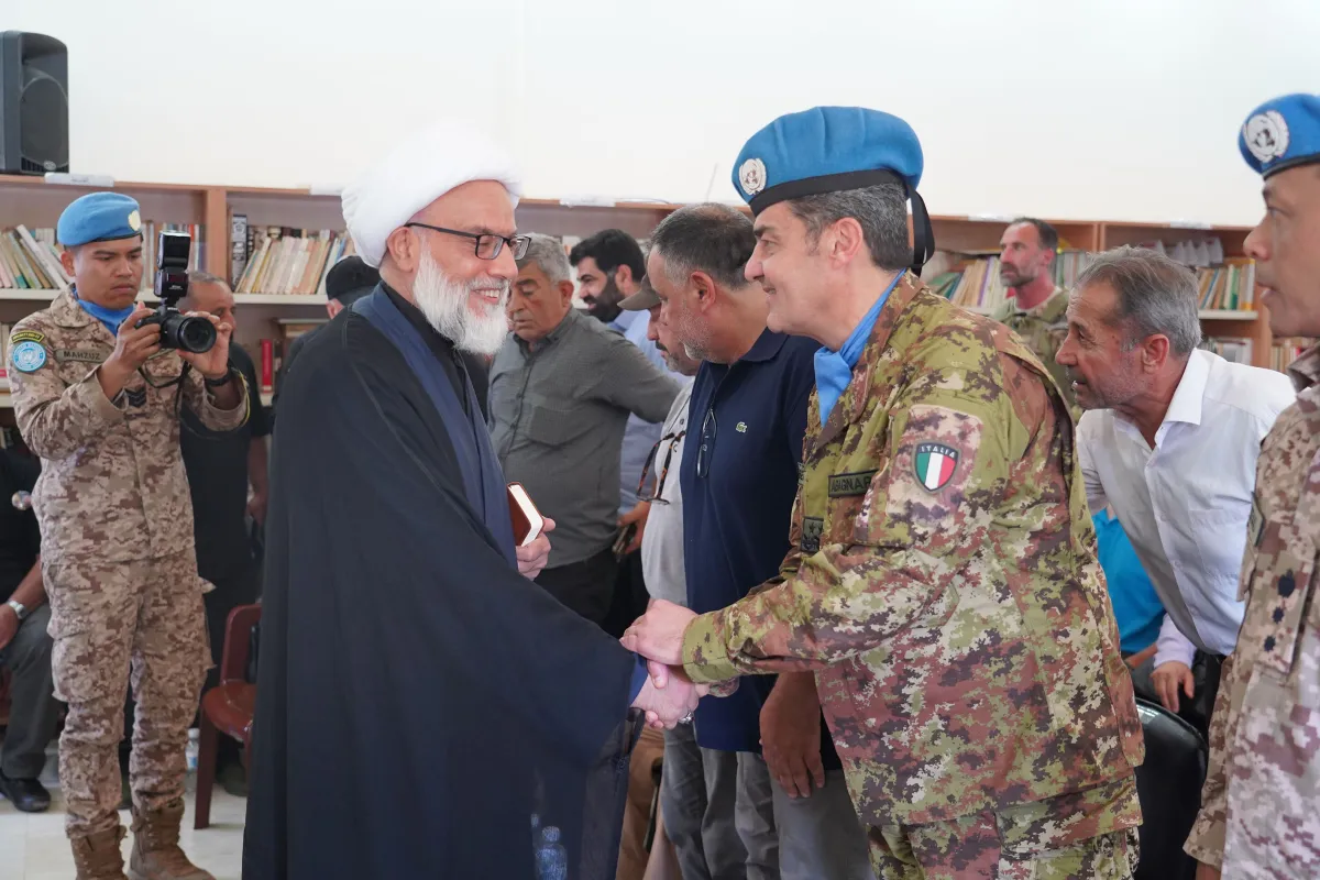 Peacekeepers support local communities