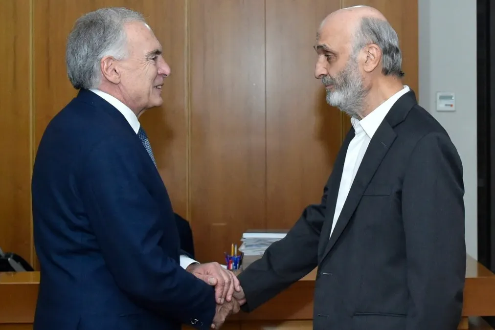 Jean Arnault meets Samir Geagea