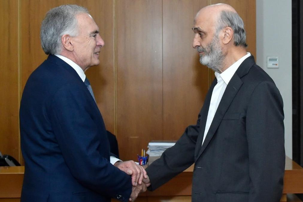Jean Arnault meets Samir Geagea