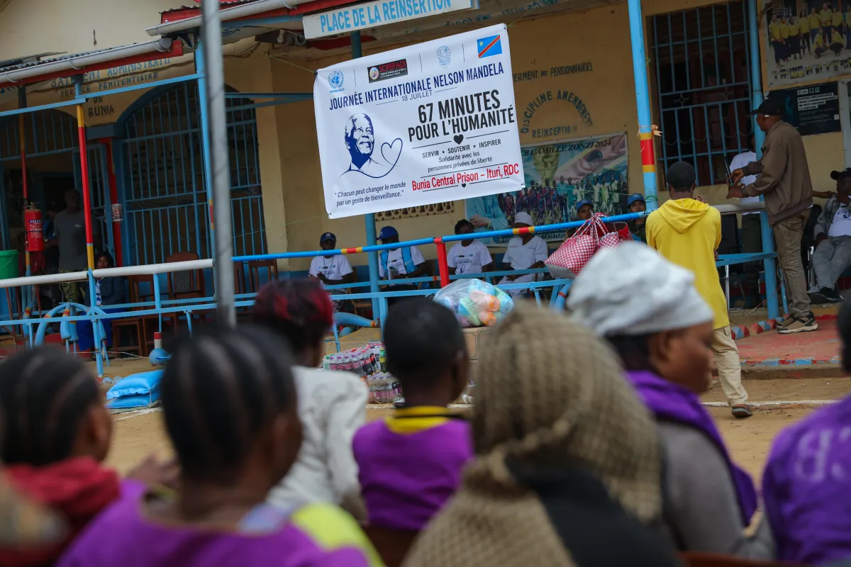 Malgré le contexte marqué par l'épidémie d'Ebola en Ituri, les activités ont été adaptées afin de respecter les mesures de prévention tout en maintenant ce rendez-vous annuel inspiré par l'héritage de Nelson Mandela, lui-même détenu pendant 27 ans avant de devenir un symbole mondial de paix, de justice et de réconciliation.