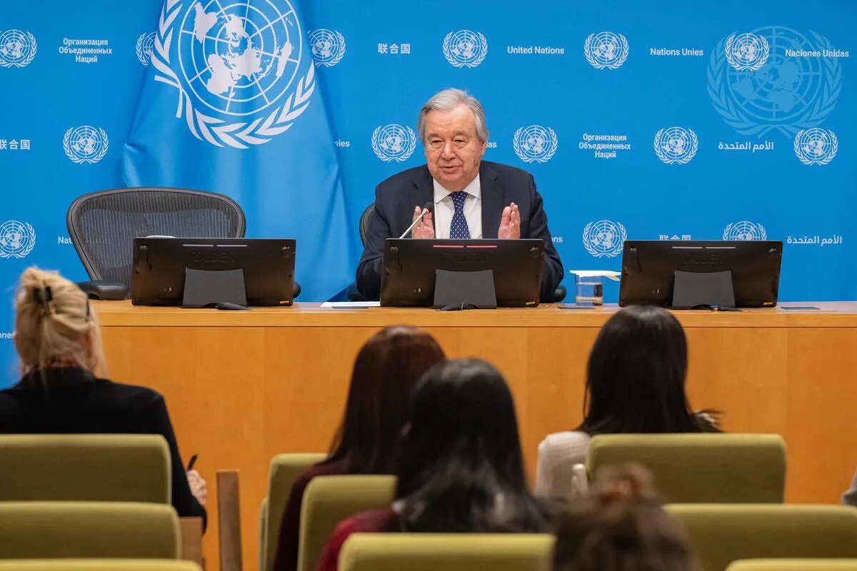 UN SG António Guterres