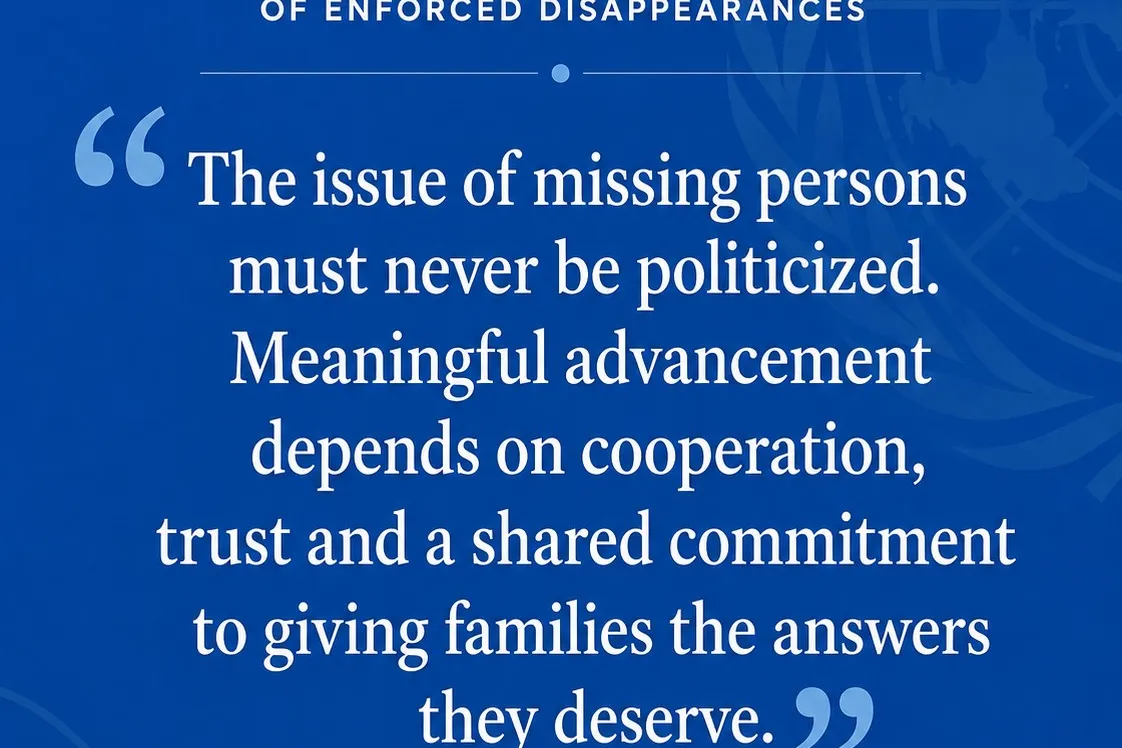 SRSG Peter N. Due quote