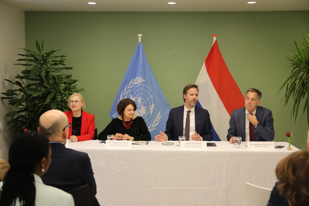 At the signing of a multi-year agreement through which the Netherlands pledged support to United Nations work on peace and security.