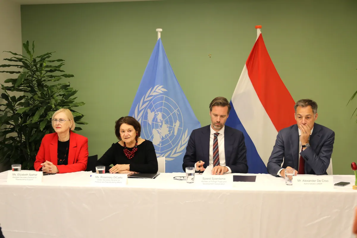 At the signing of a multi-year agreement through which the Netherlands pledged support to United Nations work on peace and security.