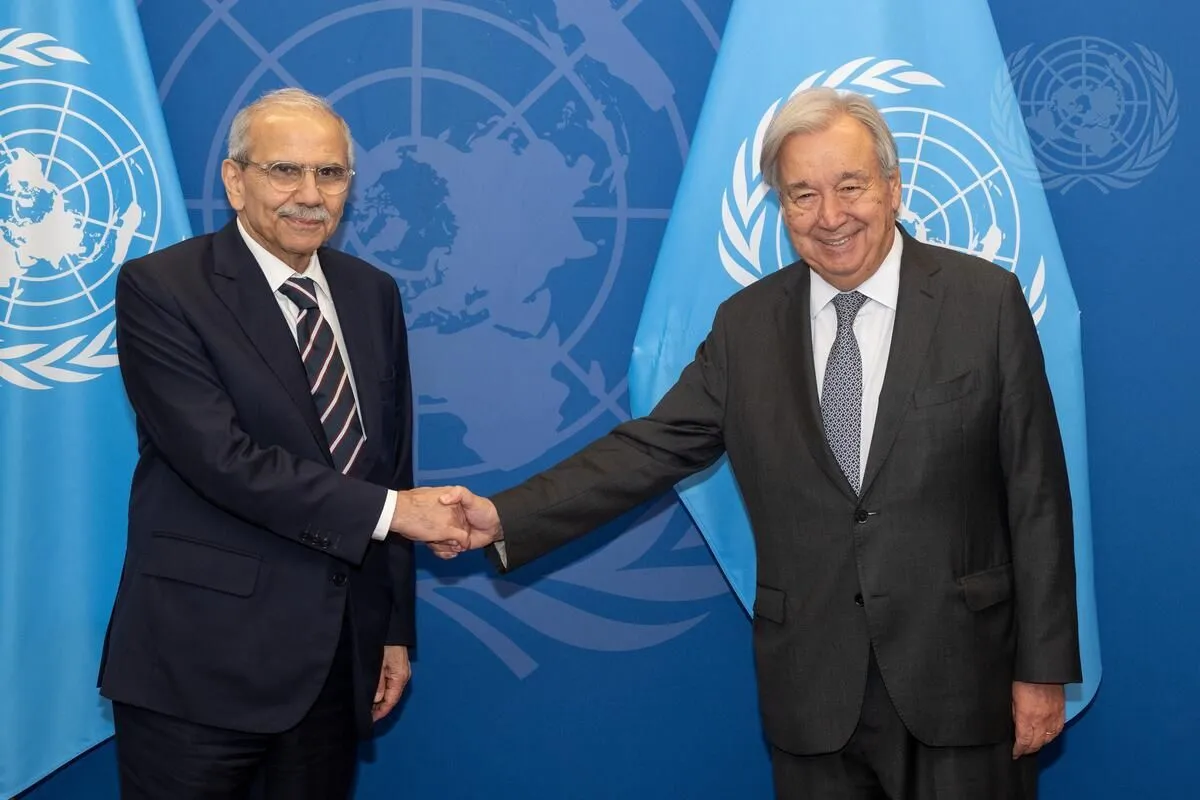 Guterres meets Salam in New York