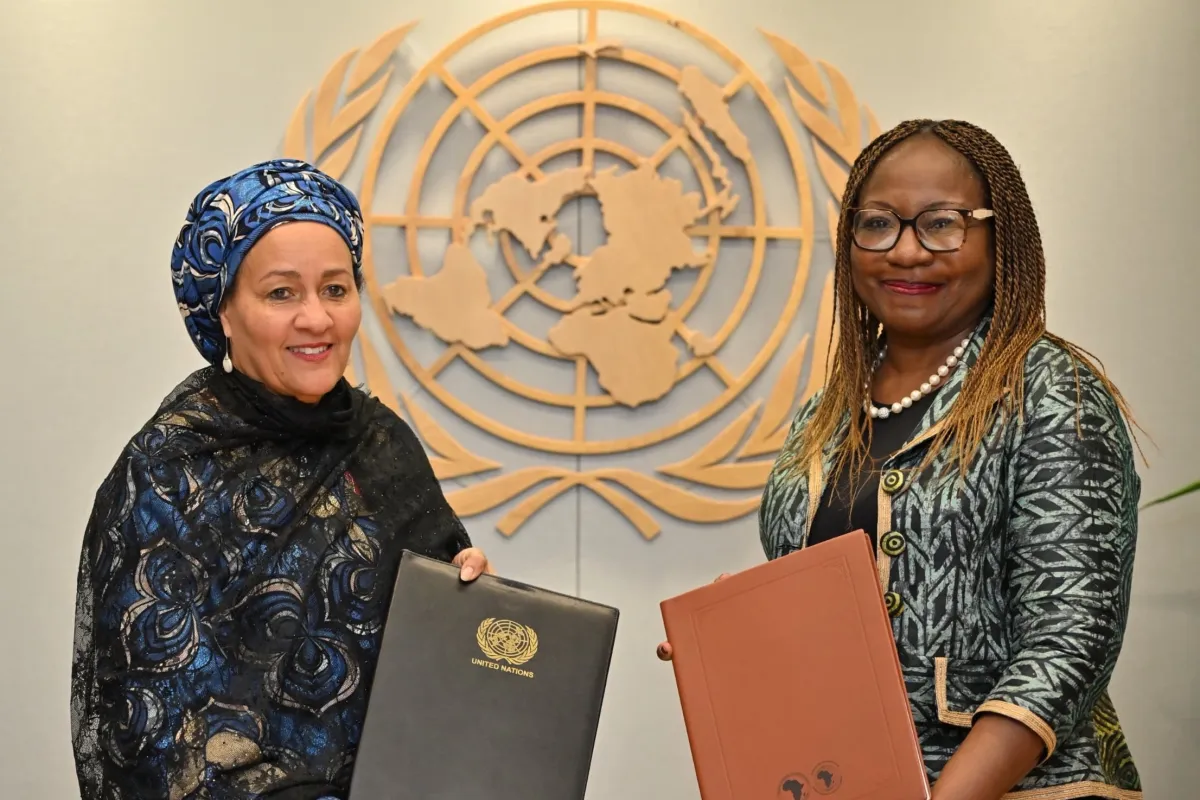 The African Development Bank and the United Nations (UN) signs a Letter of Intent on Strategic Cooperation on Peace and Resilience to deepen cooperation and accelerate joint action on peace, resilience and sustainable development across Africa.