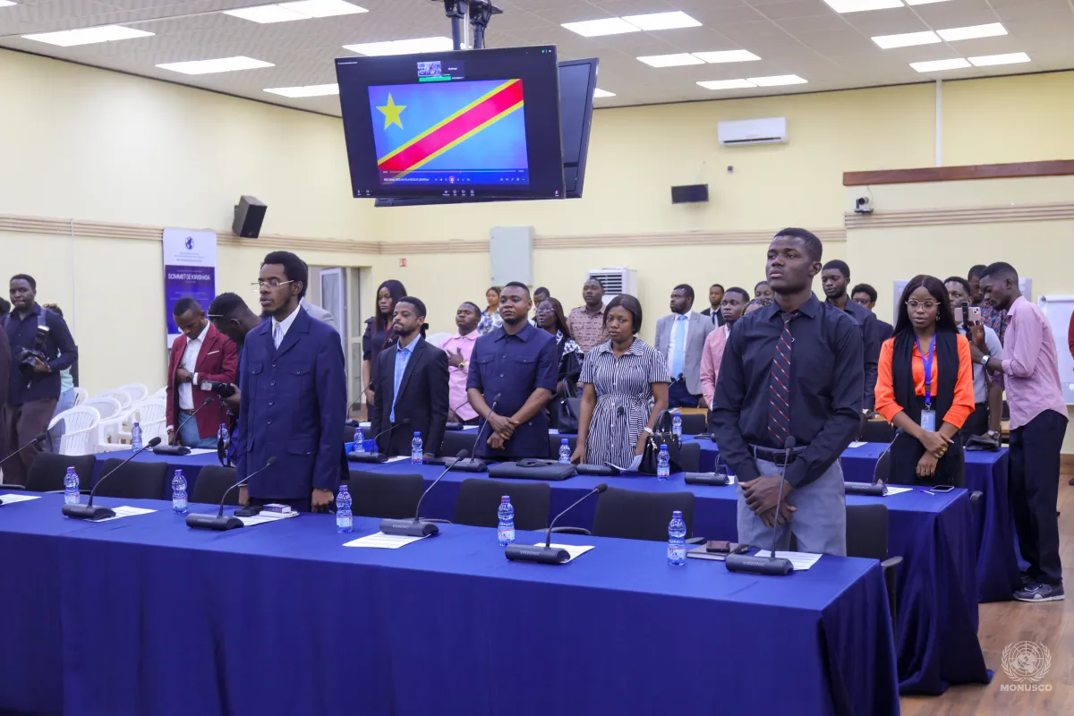 Des délégués venus de Côte d’Ivoire, du Tchad, de Centrafrique et du Congo-Brazzaville ont pris part au sommet de Kinshasa. L’Organisation ambitionne de fédérer les efforts des jeunes du monde pour arriver à une plus grande participation dans les instances de prise de décision.