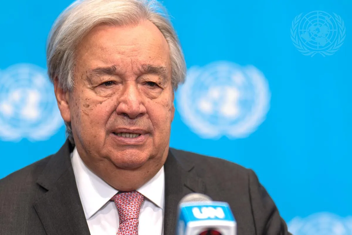 UN Secretary-General, Antonio Guterres