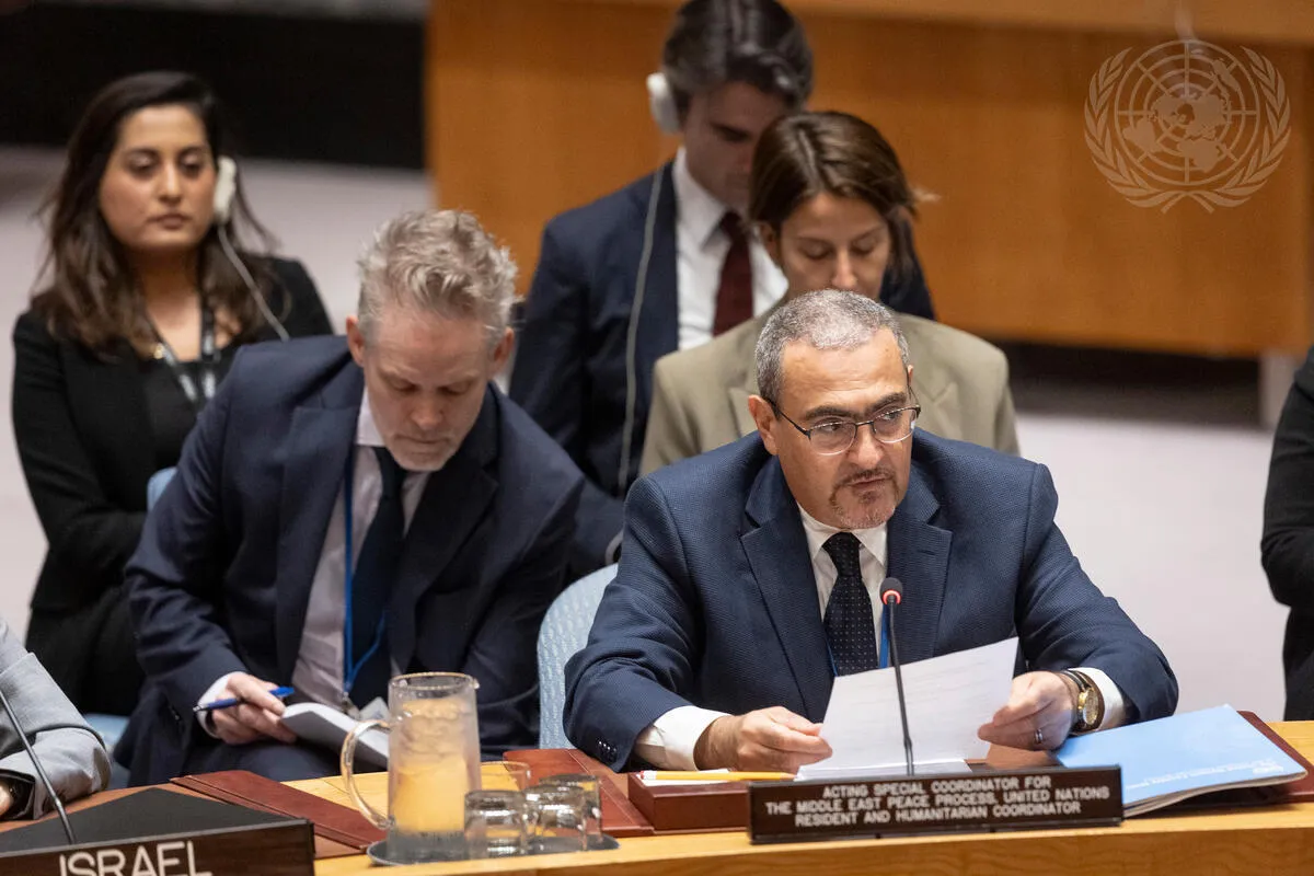 Security Council Briefing; Special Coordintor, Ramiz Alakbarov