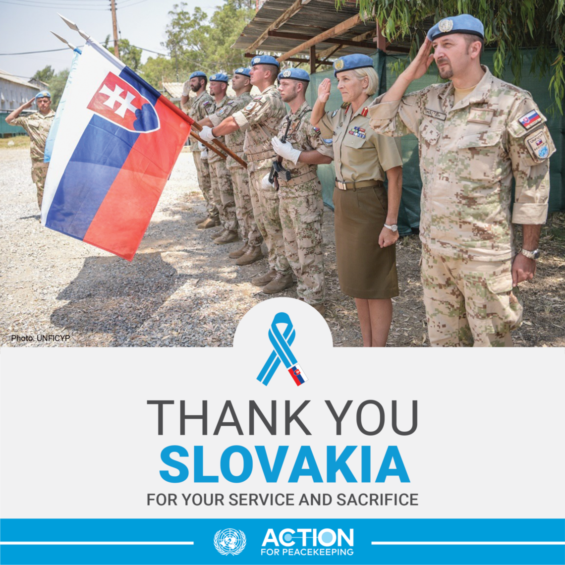 Thank you Slovakia for your service and sacrifice